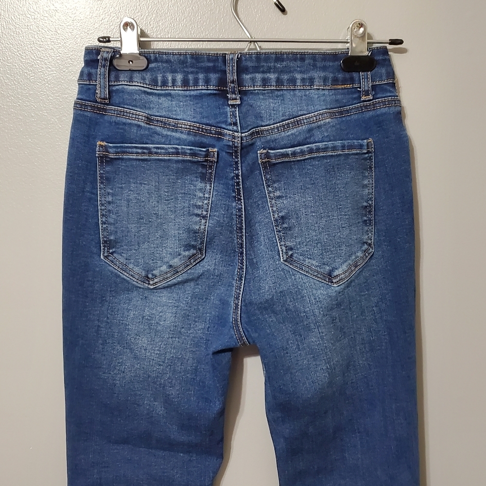 Refuge Miami High Rise Skinny Womens Jeans Dark Wash Size 3 - Picture 5 of 7